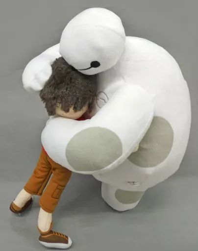【中古】ぬいぐるみ ベイマックス＆ヒロ ハグ＆スマイル ぬいぐるみ 「ベイマックス」 ディズニーストア限定