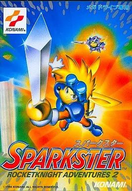【中古】メガドライブ ソフト スパークスター(ロケットナイトアドベンチャー2)