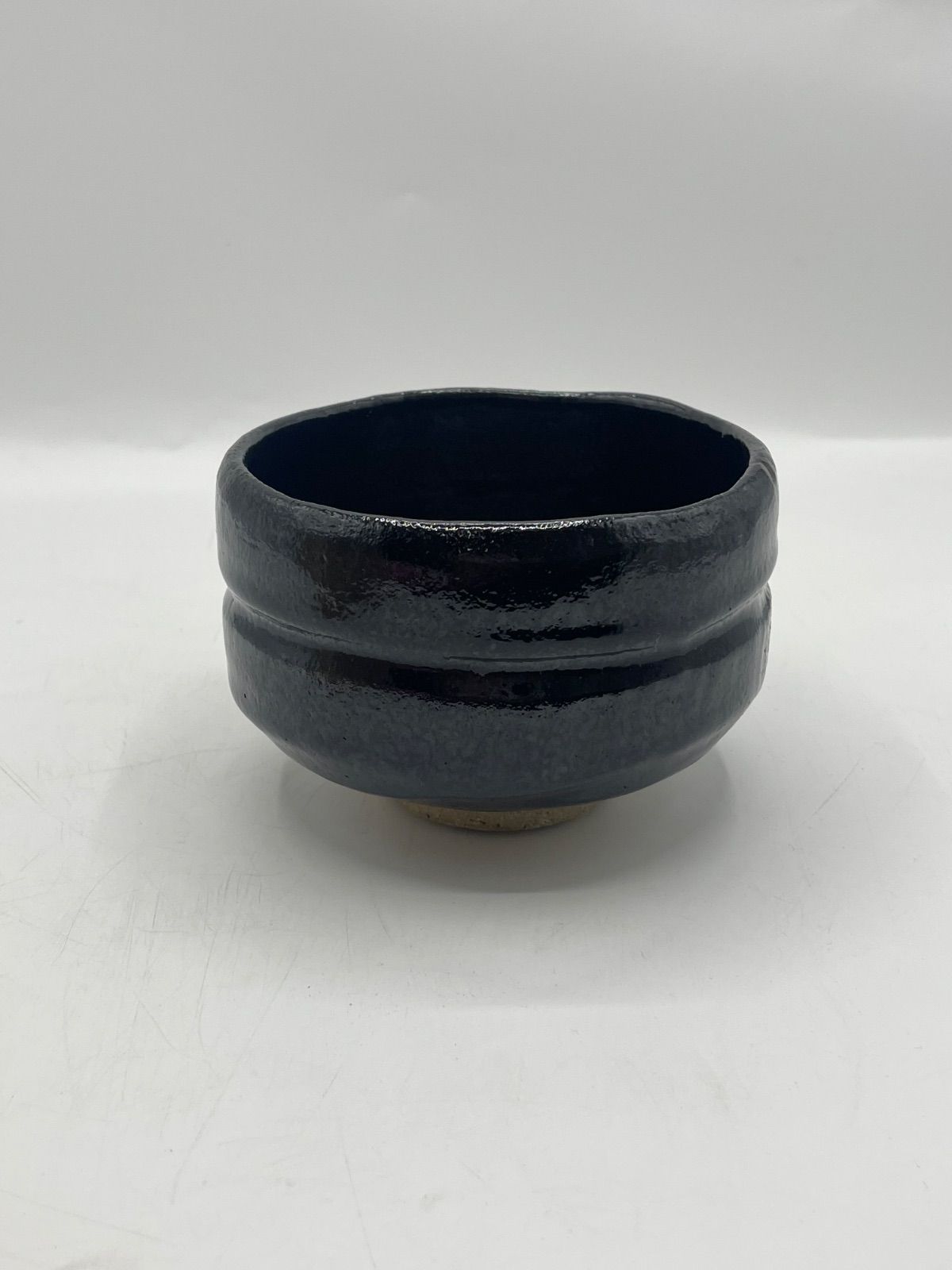 茶道具 松楽作 茶碗 黒楽 楽茶碗 抹茶碗 共箱 T-034 - メルカリ