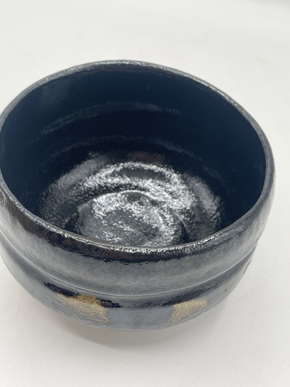 茶道具 松楽作 茶碗 黒楽 楽茶碗 抹茶碗 共箱 T-034 - メルカリ