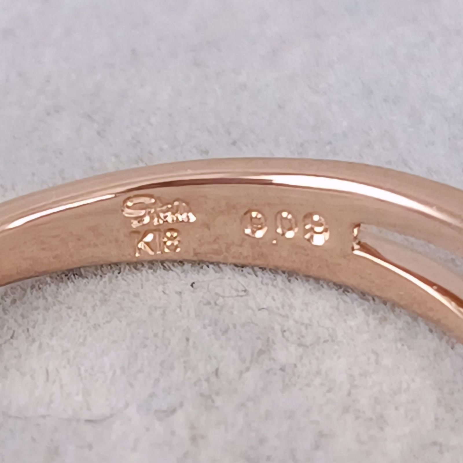 18金 K18PG スタージュエリー ダイヤリング 2.29g 11号 Z2419 - メルカリ