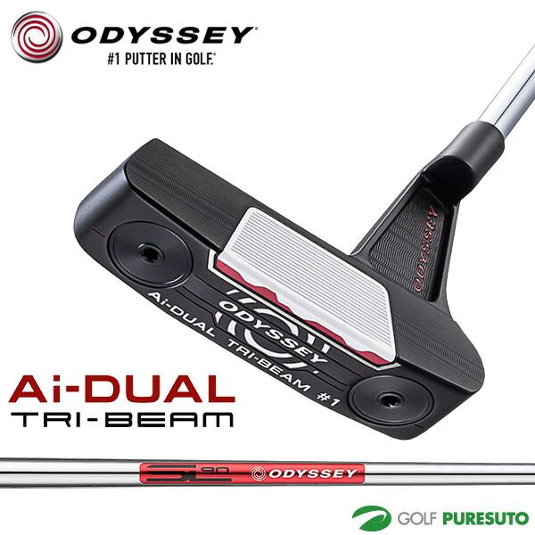 【新品】オデッセイ Ai-DUAL TRI-BEAM #1 パター STROKE LAB 90シャフト 2026年モデル ODYSSEY GOLF[エーアイデュアル トライビーム ワン][PUTTER ゴルフクラブ]