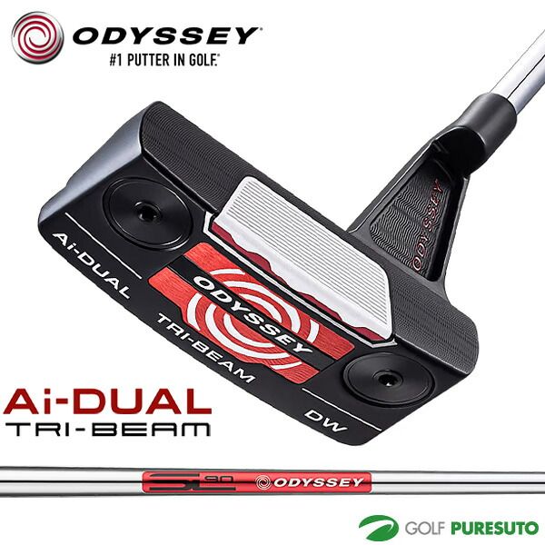 【新品】オデッセイ Ai-DUAL TRI-BEAM DW パター STROKE LAB 90シャフト 2026年モデル ODYSSEY GOLF[エーアイデュアル トライビーム ダブルワイド][PUTTER ゴルフクラブ]