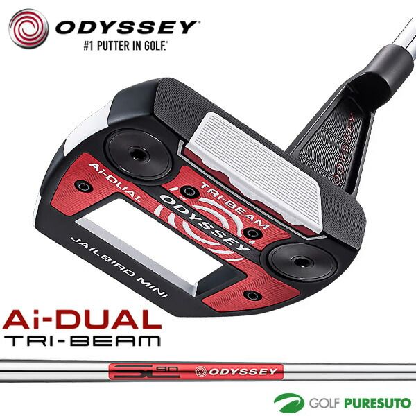 【新品】オデッセイ Ai-DUAL TRI-BEAM JAILBIRD MINI パター STROKE LAB 90シャフト 2026年モデル ODYSSEY GOLF[エーアイデュアル トライビーム ジェイルバード ミニ][PUTTER ゴルフクラブ]