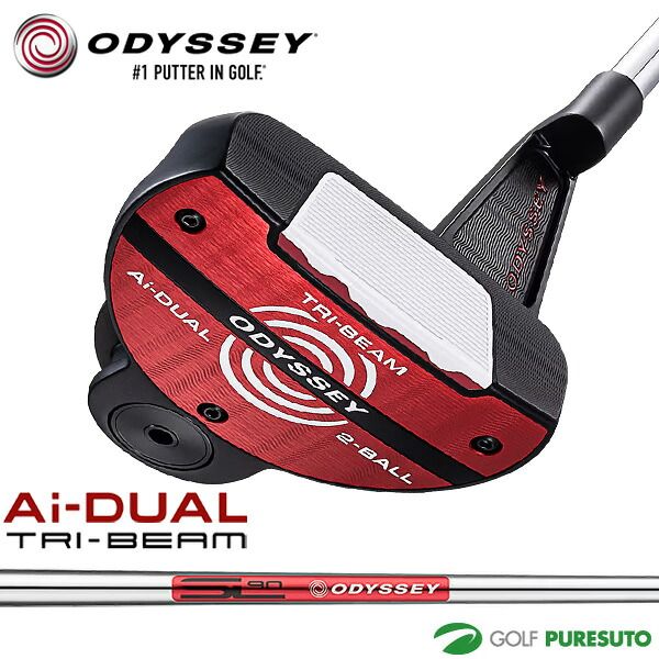 【新品】オデッセイ Ai-DUAL TRI-BEAM 2-BALL パター STROKE LAB 90シャフト 2026年モデル ODYSSEY GOLF[エーアイデュアル トライビーム ツーボール][PUTTER ゴルフクラブ] 22,484円