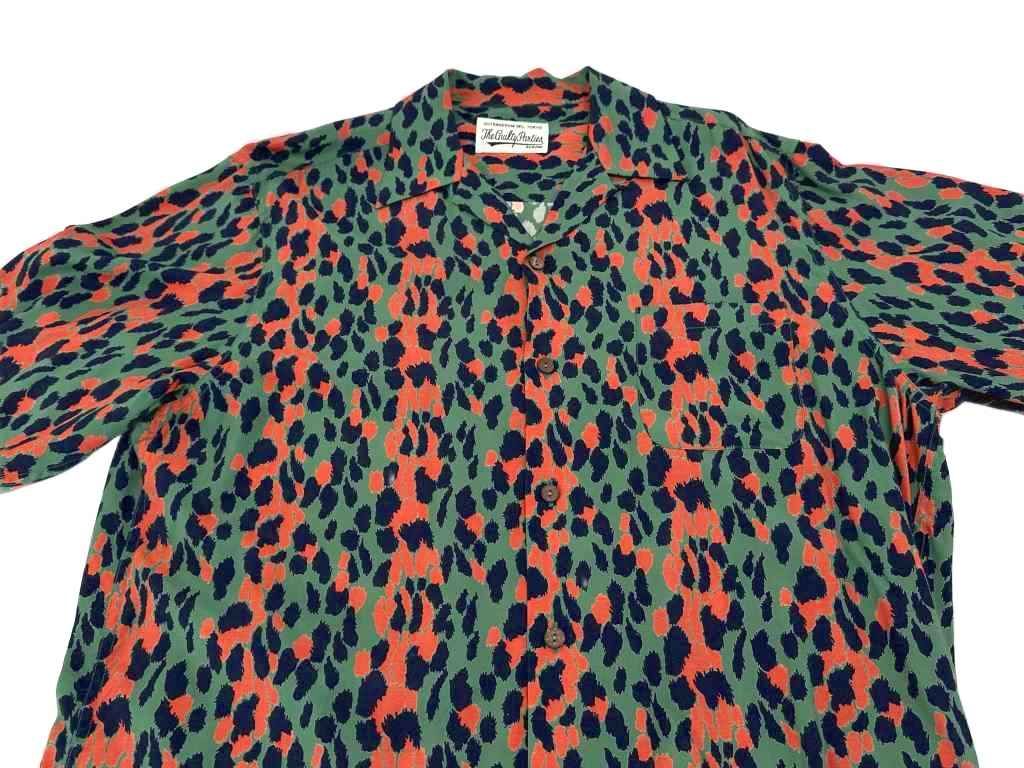 ワコマリア WACKO MARIA 22AW LEOPARD OPEN COLLAR SHIRT レオパード柄