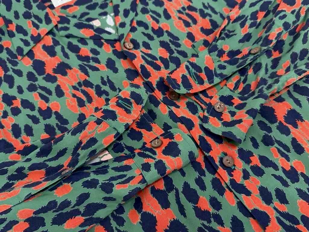 ワコマリア WACKO MARIA 22AW LEOPARD OPEN COLLAR SHIRT レオパード柄