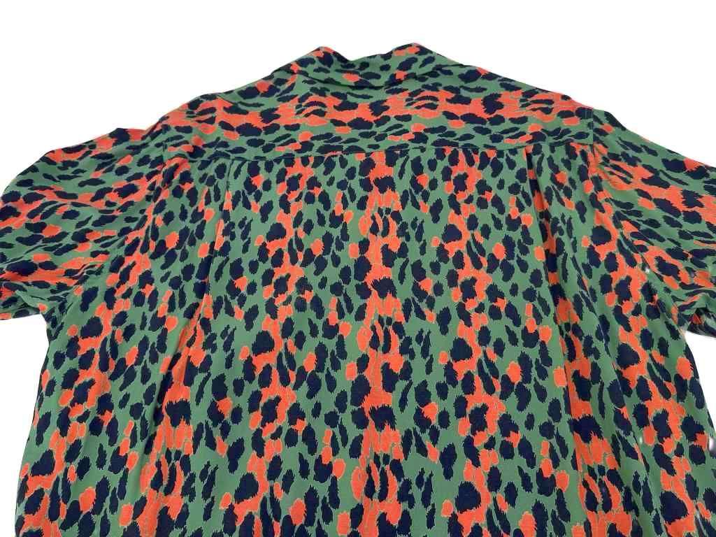 ワコマリア WACKO MARIA 22AW LEOPARD OPEN COLLAR SHIRT レオパード柄