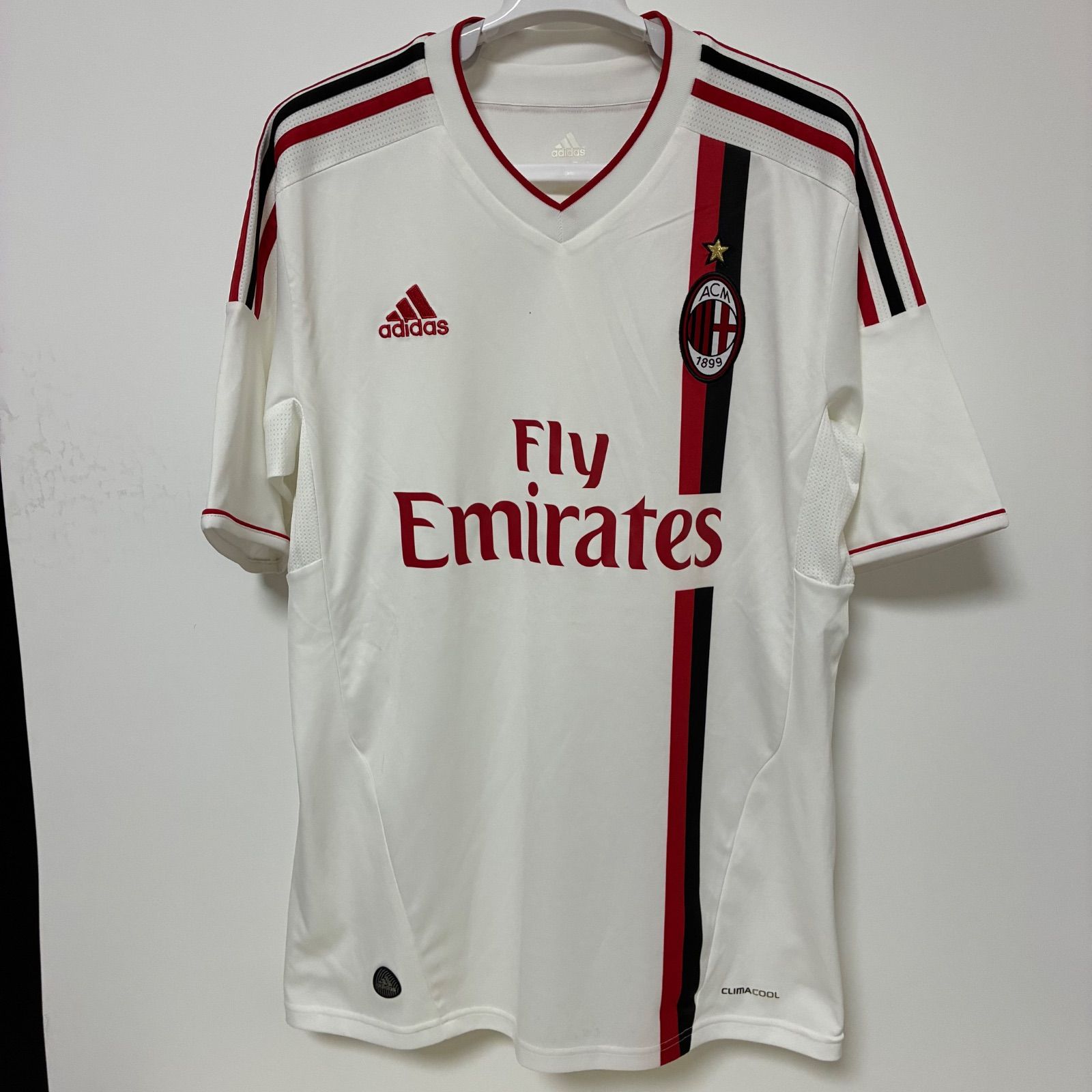 adidas AC MILAN 10/11 away ゲームシャツ ACミラン adidas