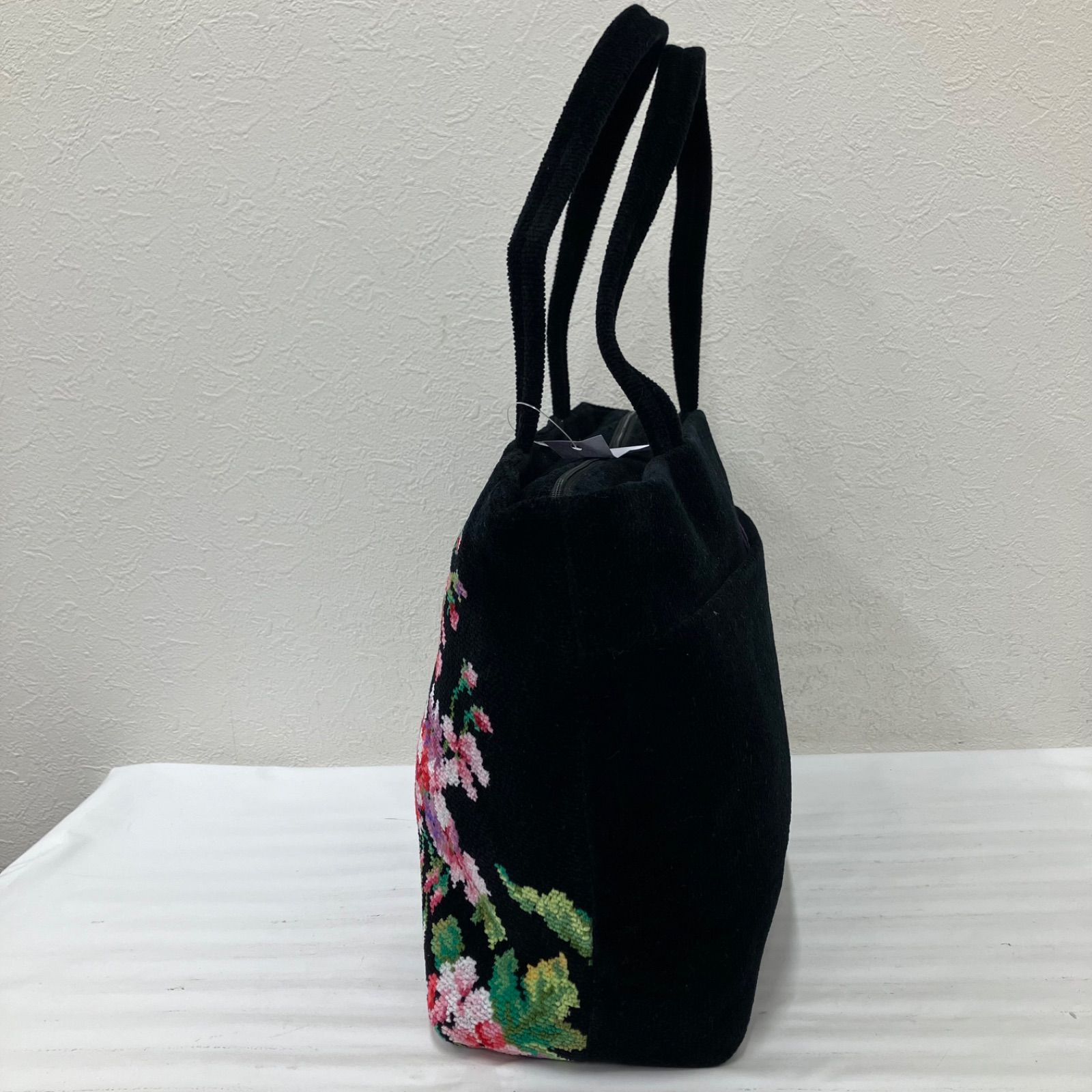 Y8618 【良品】 FEILER フェイラー ゼラニウム トートバッグ