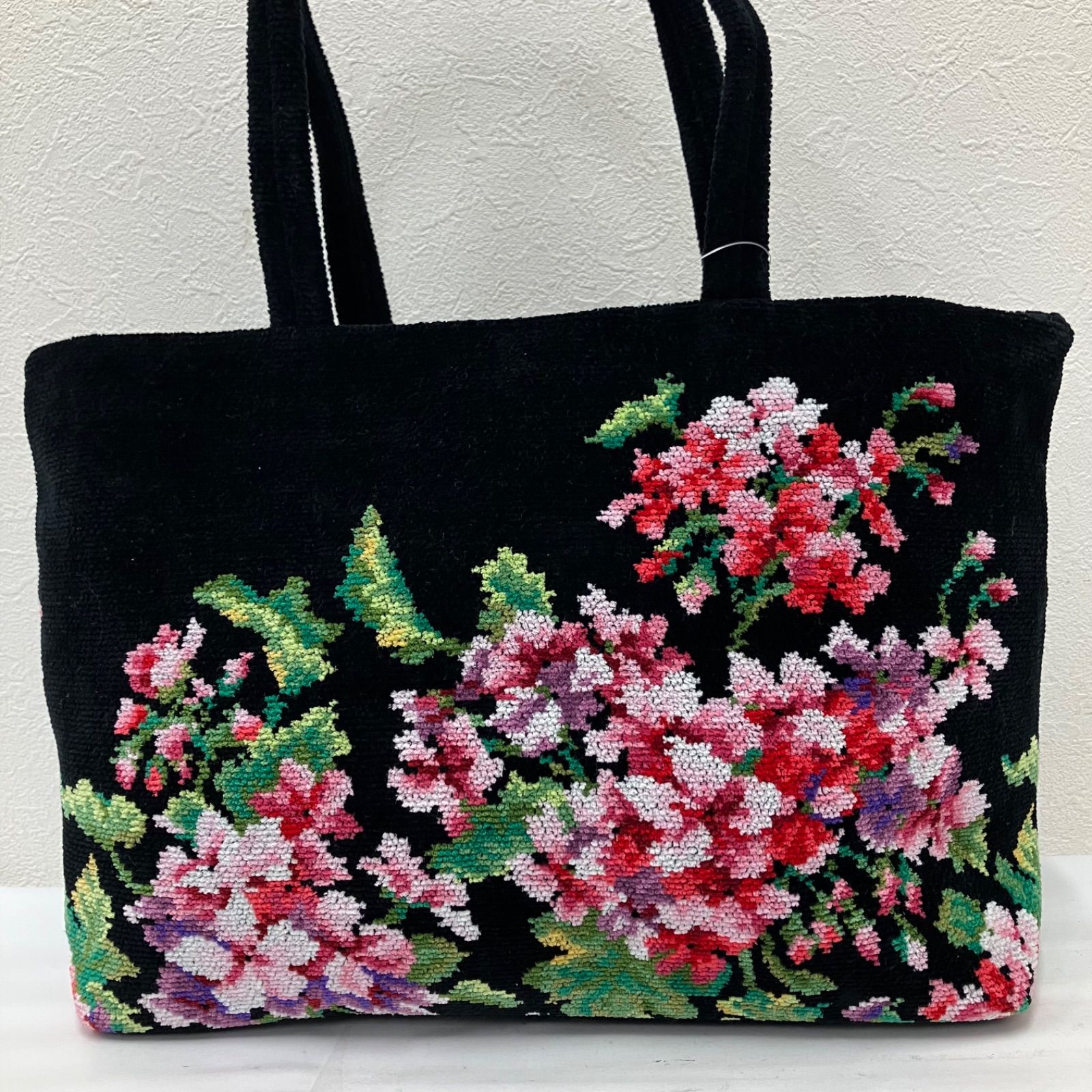 Y8618 【良品】 FEILER フェイラー ゼラニウム トートバッグ