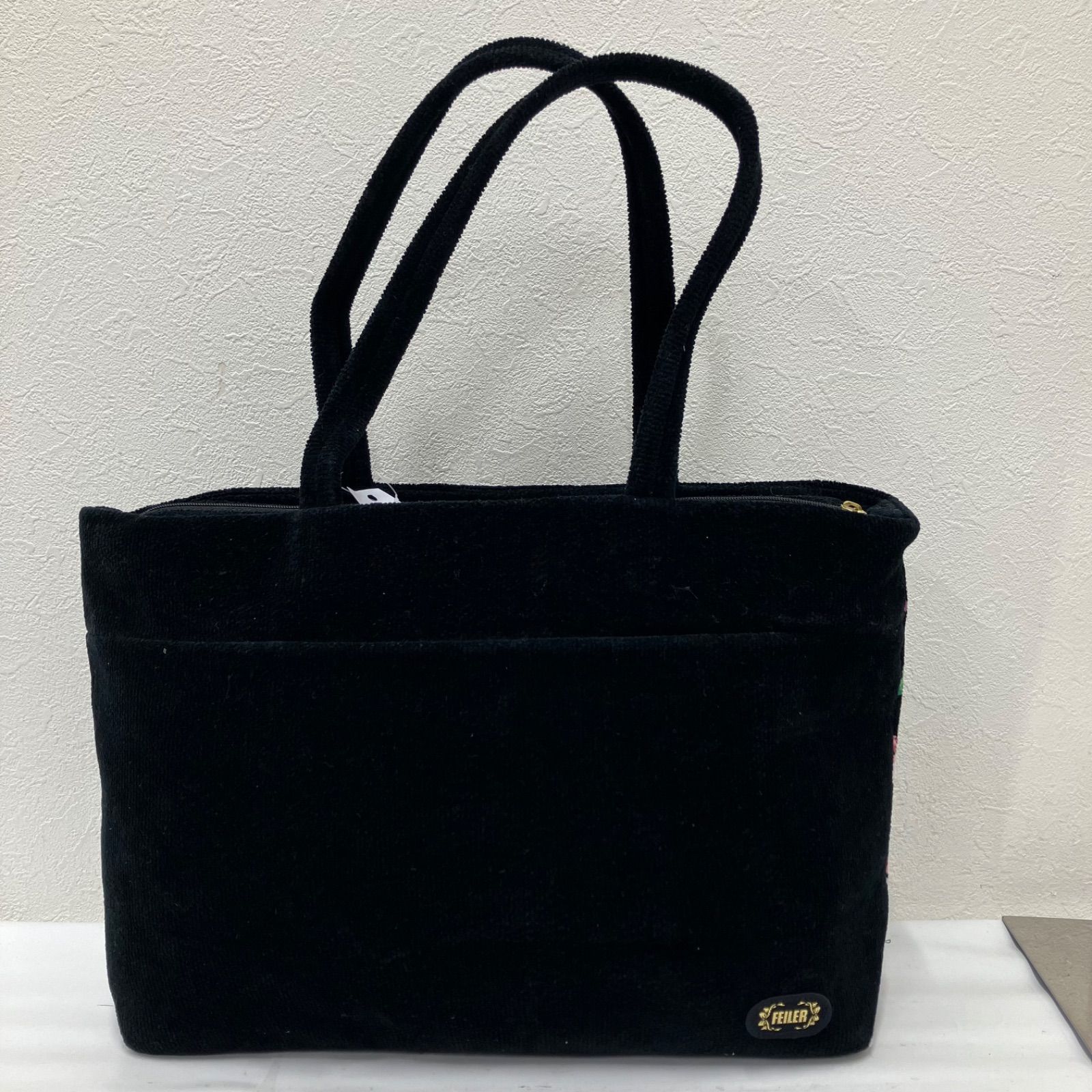 Y8618 【良品】 FEILER フェイラー ゼラニウム トートバッグ