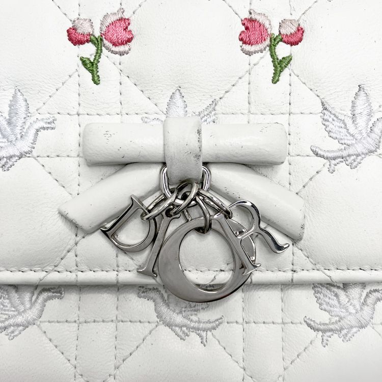 こ*ん様 Christian Dior☆Doves&Roses☆エンブロイダリー Christian Dior クリスチャンディオール Dioramour My Dior ミニバッグ