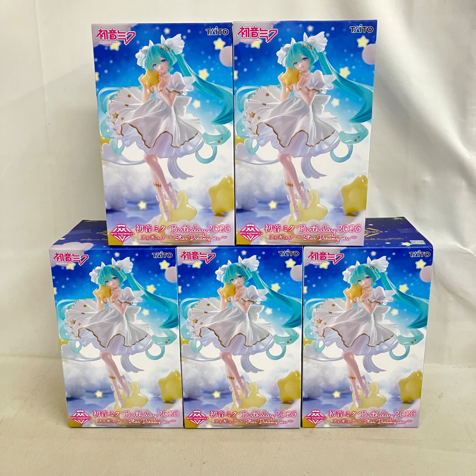 未開封 初音ミク AMP+ Birthday2026 フィギュア 5個セット SF9564 c107