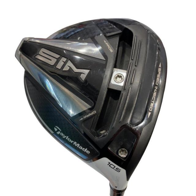 【中古】 テーラーメイド SIM 10.5° ドライバー DR 純正特注シャフト (フレックスS) メンズ 男性用 右利き 右用 Cランク ゴルフクラブ