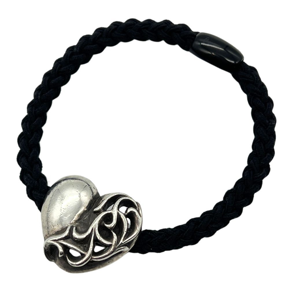 CHROME HEARTS クロムハーツ シルバー ハート ヘアゴム 正規品 / 41408