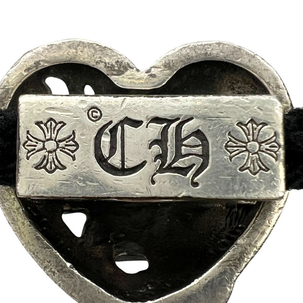 CHROME HEARTS クロムハーツ シルバー ハート ヘアゴム 正規品 / 41408