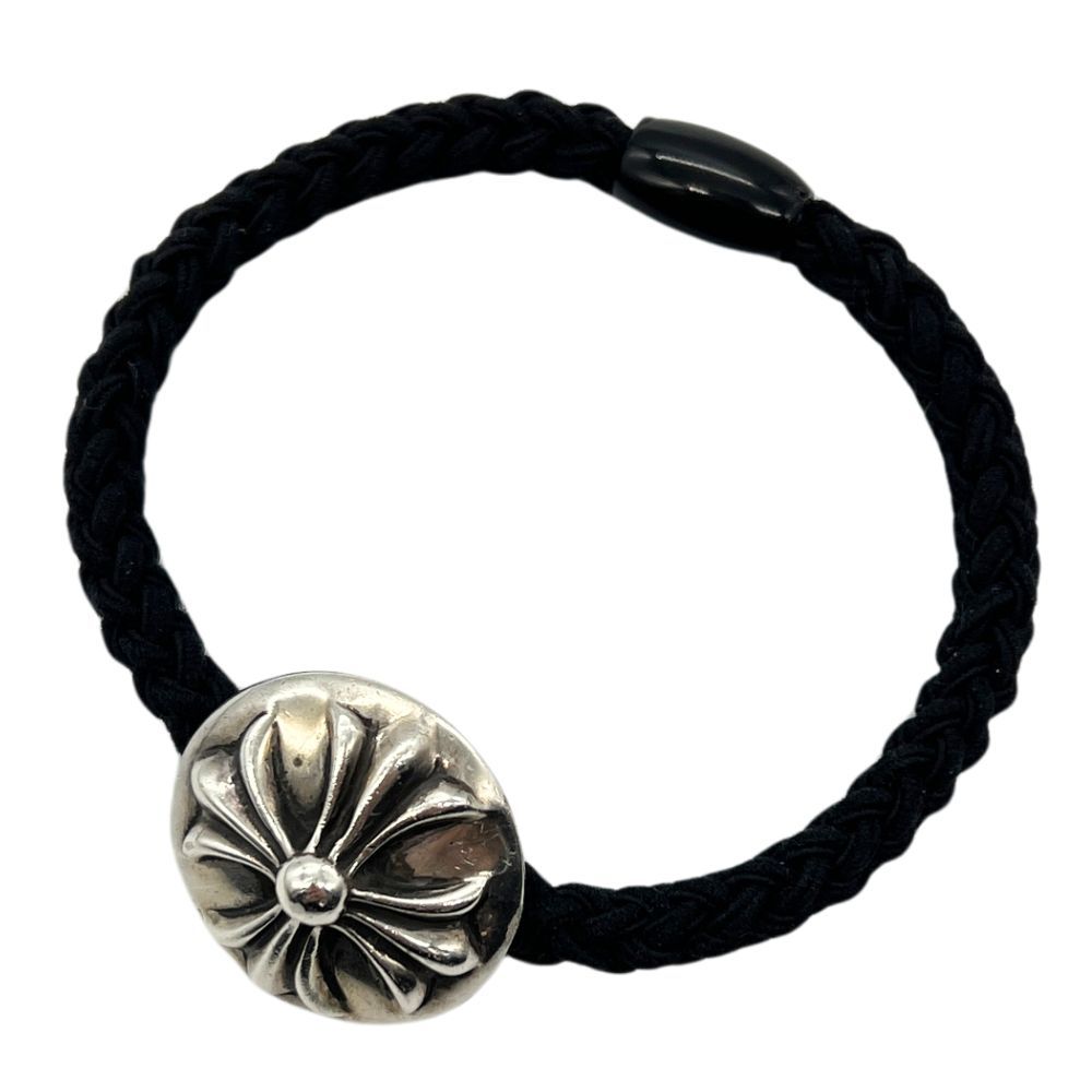 CHROME HEARTS クロムハーツ シルバー クロスボール ヘアゴム 正規品