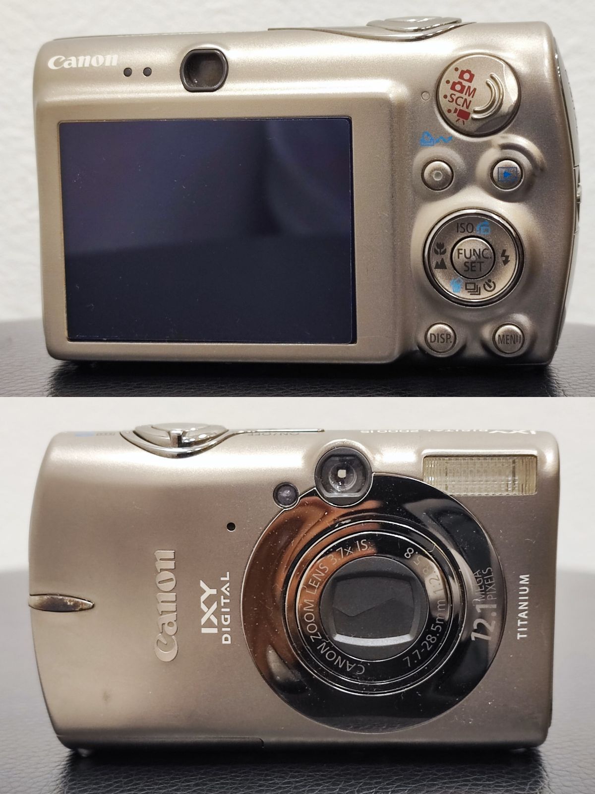 Canon IXY DIGITAL 2000 IS チタンシルバー ジャンク バッテリー・充電