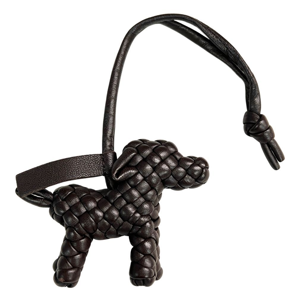 BOTTEGAVENETA ボッテガヴェネタ イントレチャート ドッグ チャーム