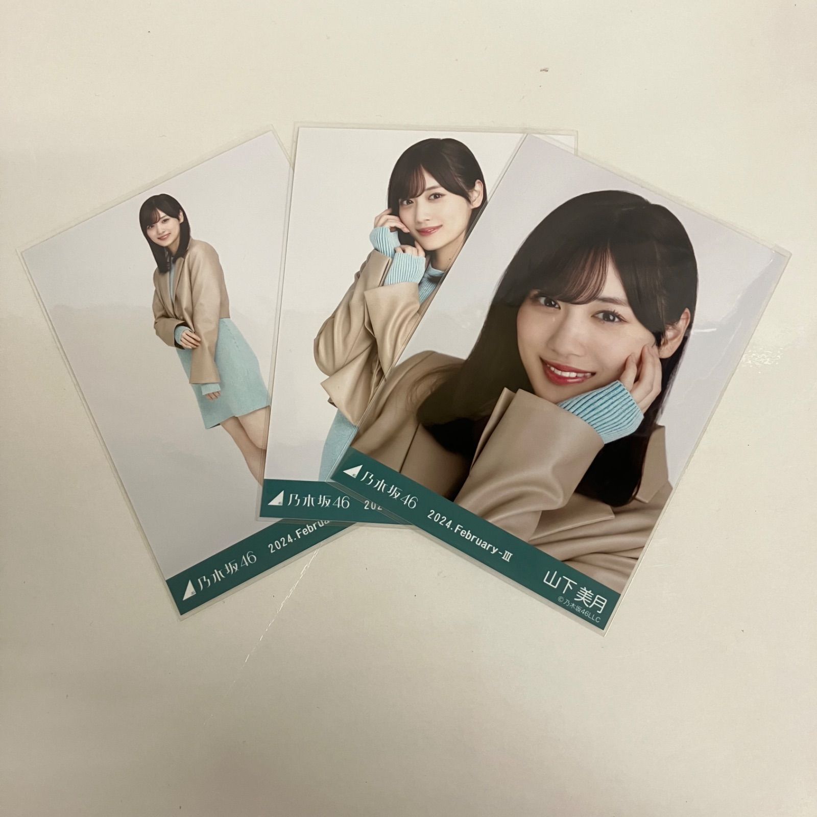 中古 乃木坂46 2024.February-Ⅲ 山下美月 生写真 コンプ 3枚セット
