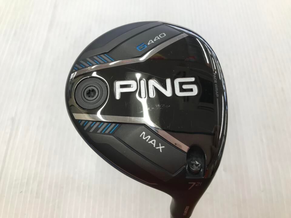 ピン　G440 MAX　21度　TOUR 2.0 CHROME 75　Sフレックス　フェアウェイウッド　中古【最短即日発送】