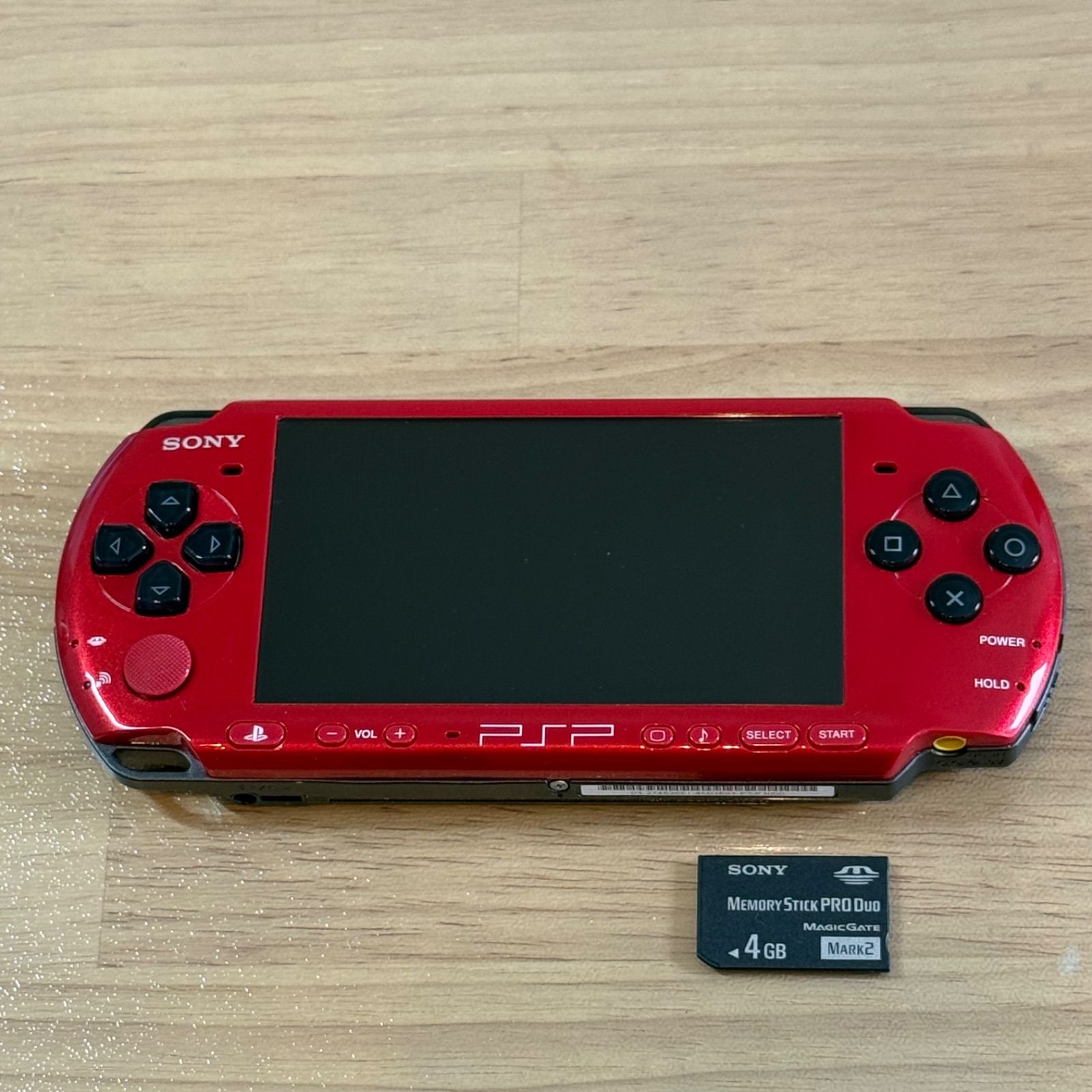 9-130【中古良品】PSP-3000 レッド/ブラック