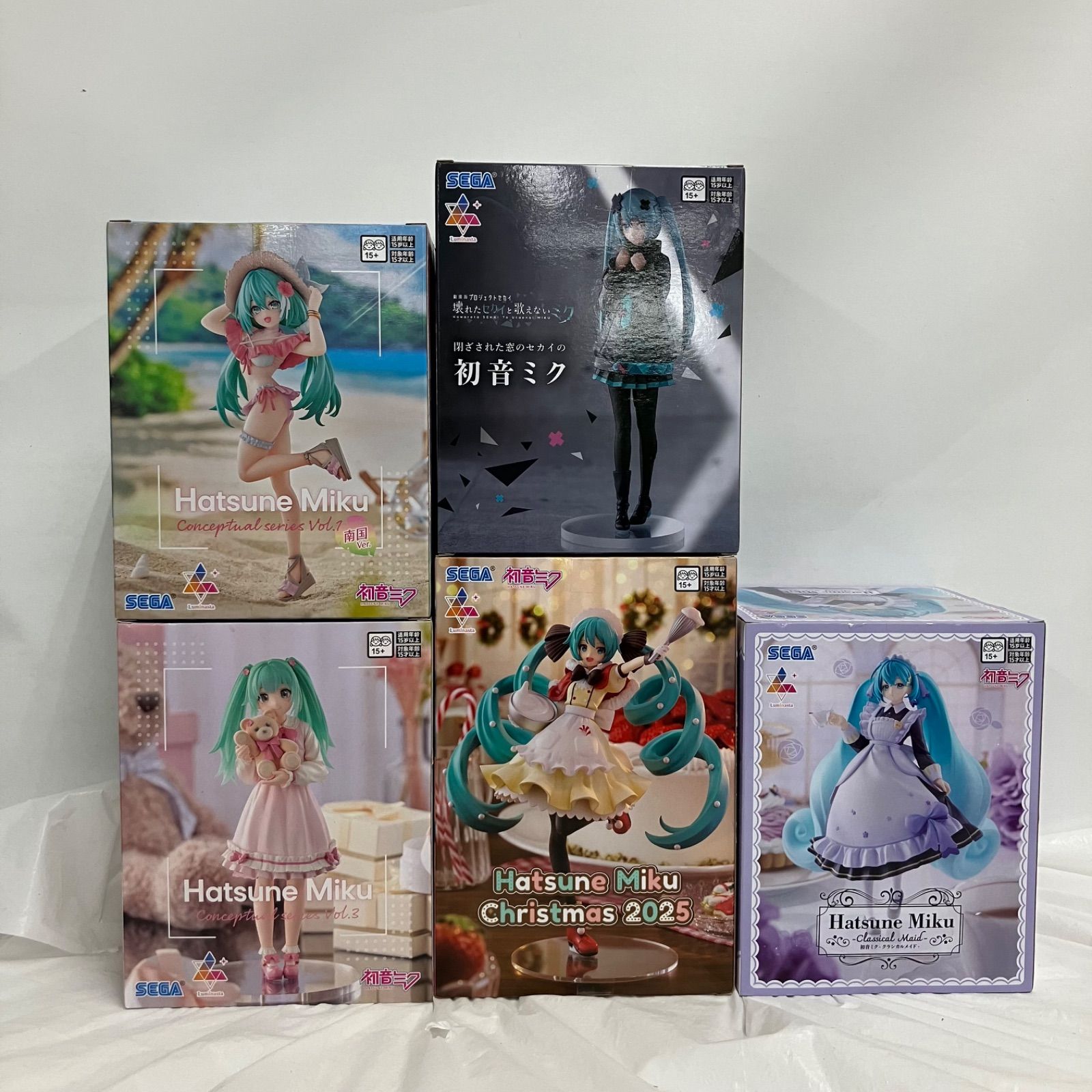 未開封 初音ミク Luminasta フィギュア まとめ 5種セット LF9471 f107