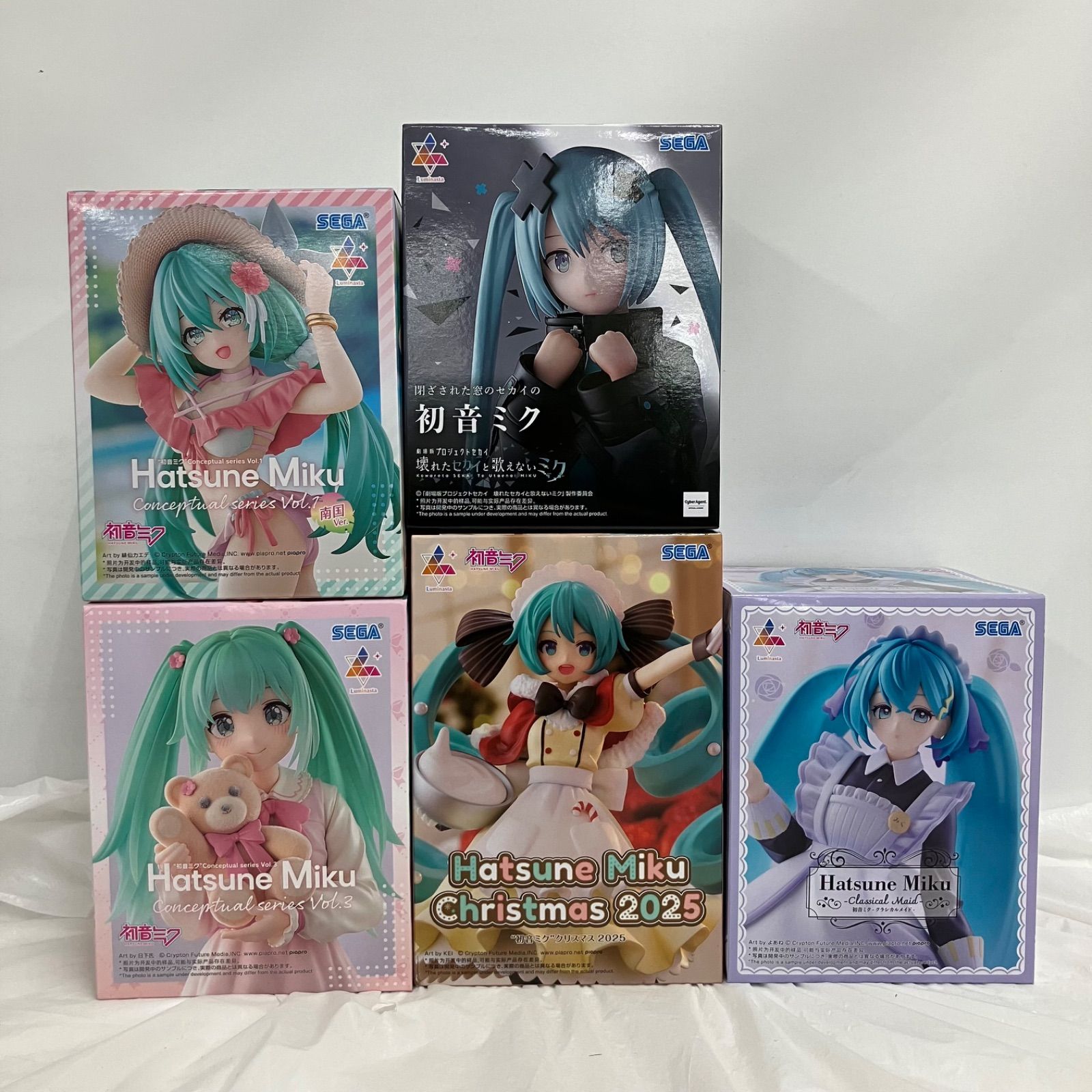 未開封 初音ミク Luminasta フィギュア まとめ 5種セット LF9471 f107