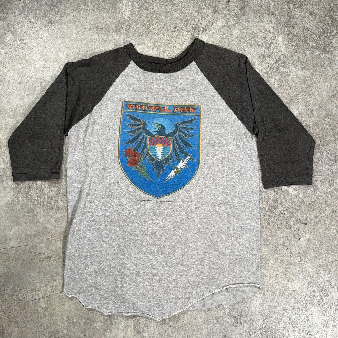 Grateful Dead グレイトフル・デッド ラグランTee バンドT ツアー 80's