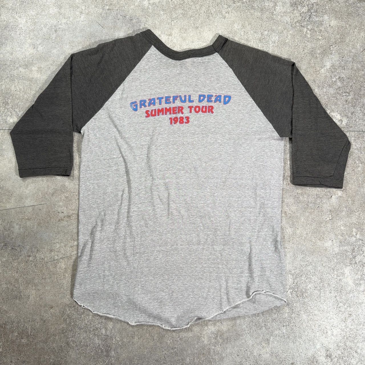 ヴィンテージ 80sGrateful Dead 1982 ラグラン Tシャツ Grateful Dead グレイトフル・デッド ラグランTee バンドT ツアー 80's
