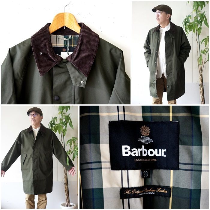 BARBOUR バブアー ロングトランスポート ロングコート ノンワックス38M