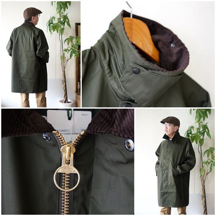 BARBOUR バブアー ロングトランスポート ロングコート ノンワックス38M