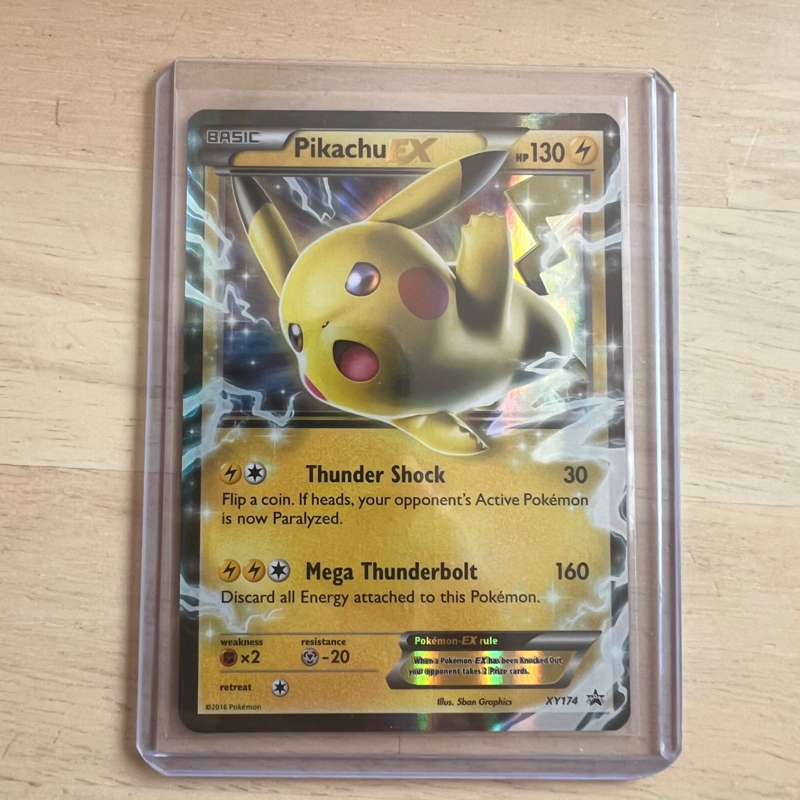 ポケモンカード ピカチュウEX XY174 英語版 海外版 プロモ Pikachu EX