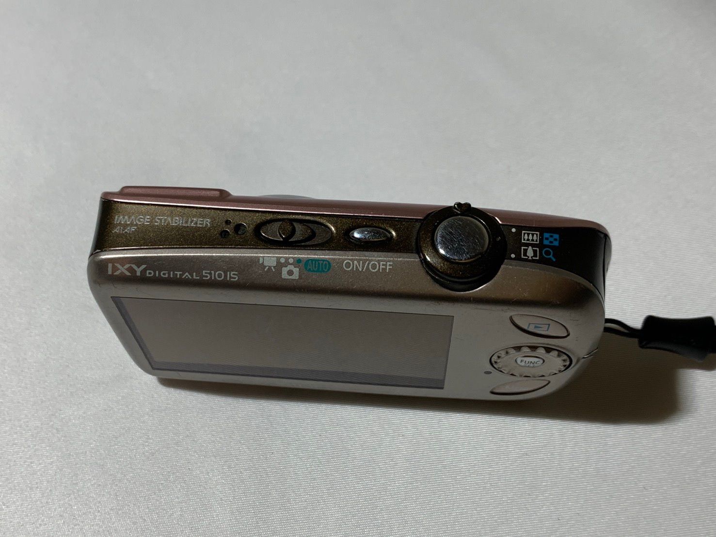 3611 Canon IXY DIGITAL 510IS ピンク ジャンク品 デジカメ【ネ