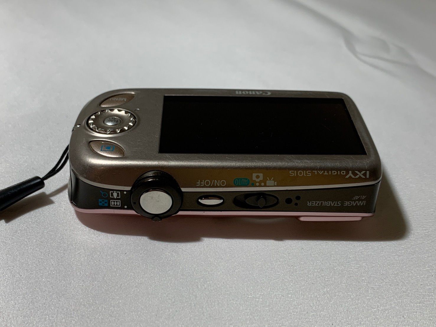 3611 Canon IXY DIGITAL 510IS ピンク ジャンク品 デジカメ【ネ