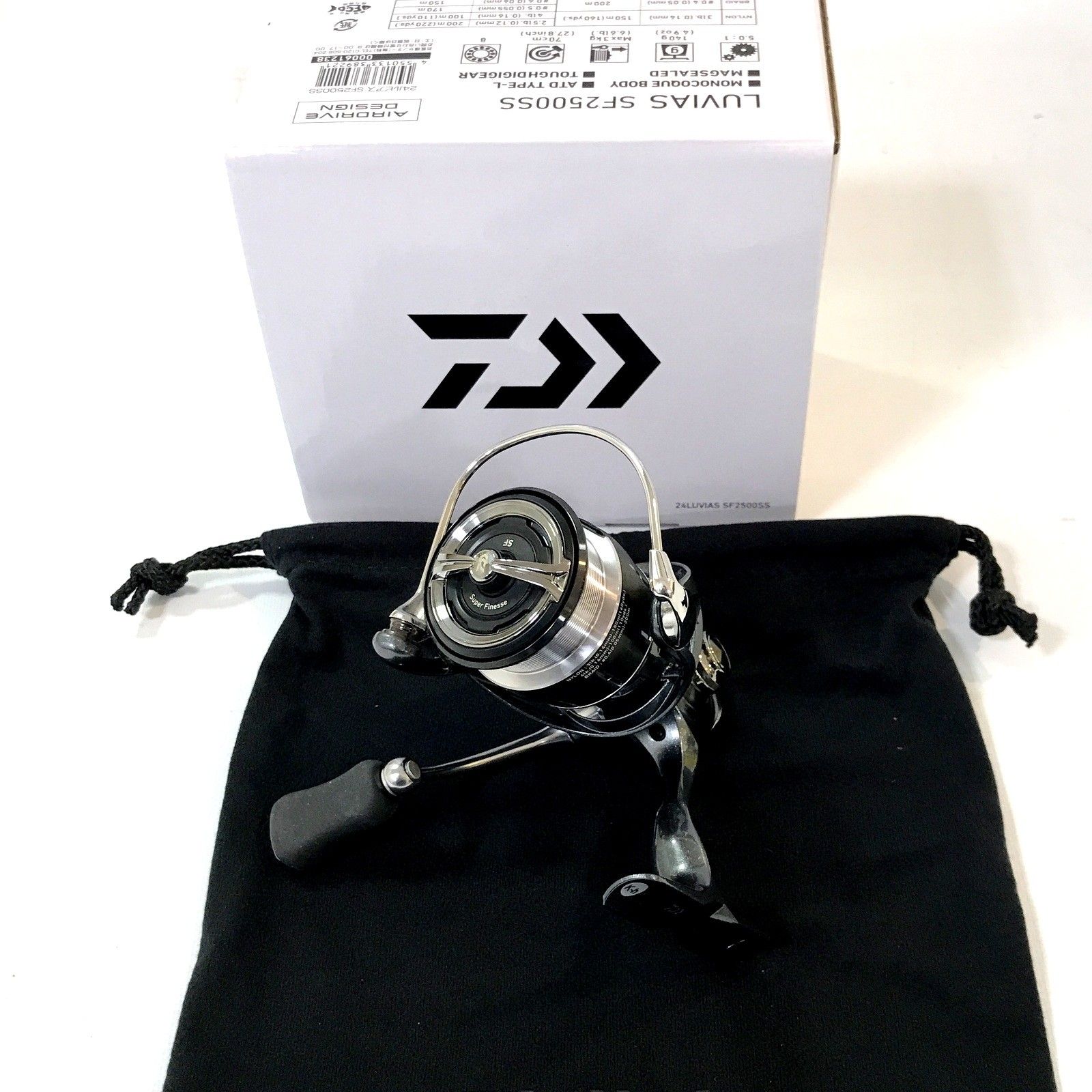 다이와 다이와 24 루비아스 SF2500SS 00061238 릴 스피닝 릴 박스 포함 경량 바다 낚시 낚시 낚시 낚시 낚시 태클 레저 낚시 ◇TA4353