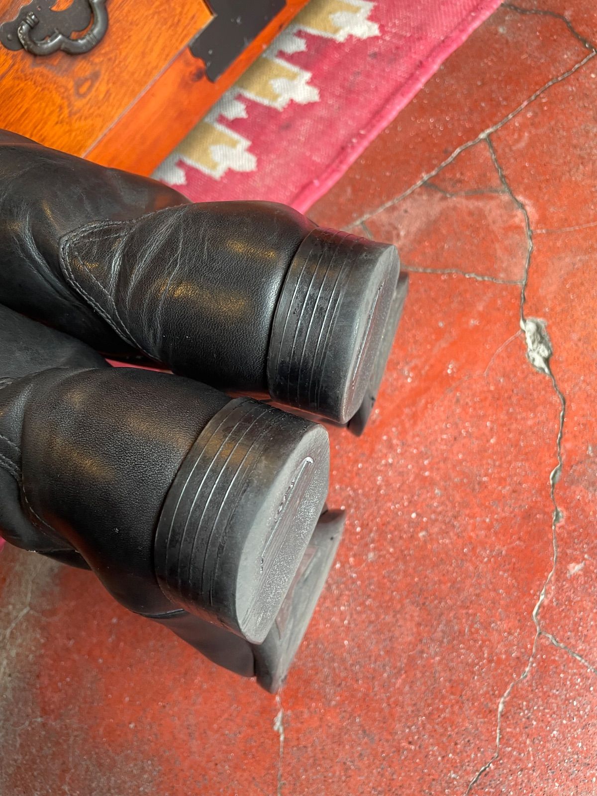 ARIAT ペコス(ロパー)ブーツ(ブラック・US8.5D/25.5cm相当) 13