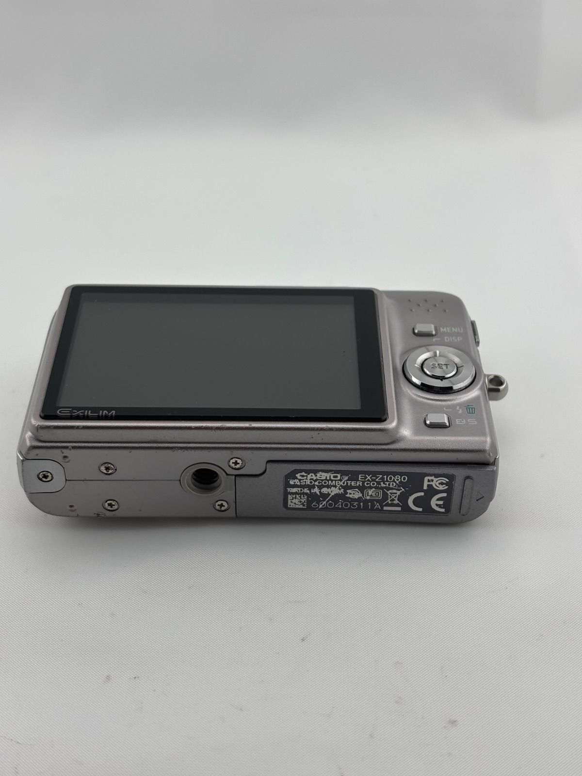 2133【動作確認済み】 CASIO EXILIM EX-Z1080 シルバー カシオ