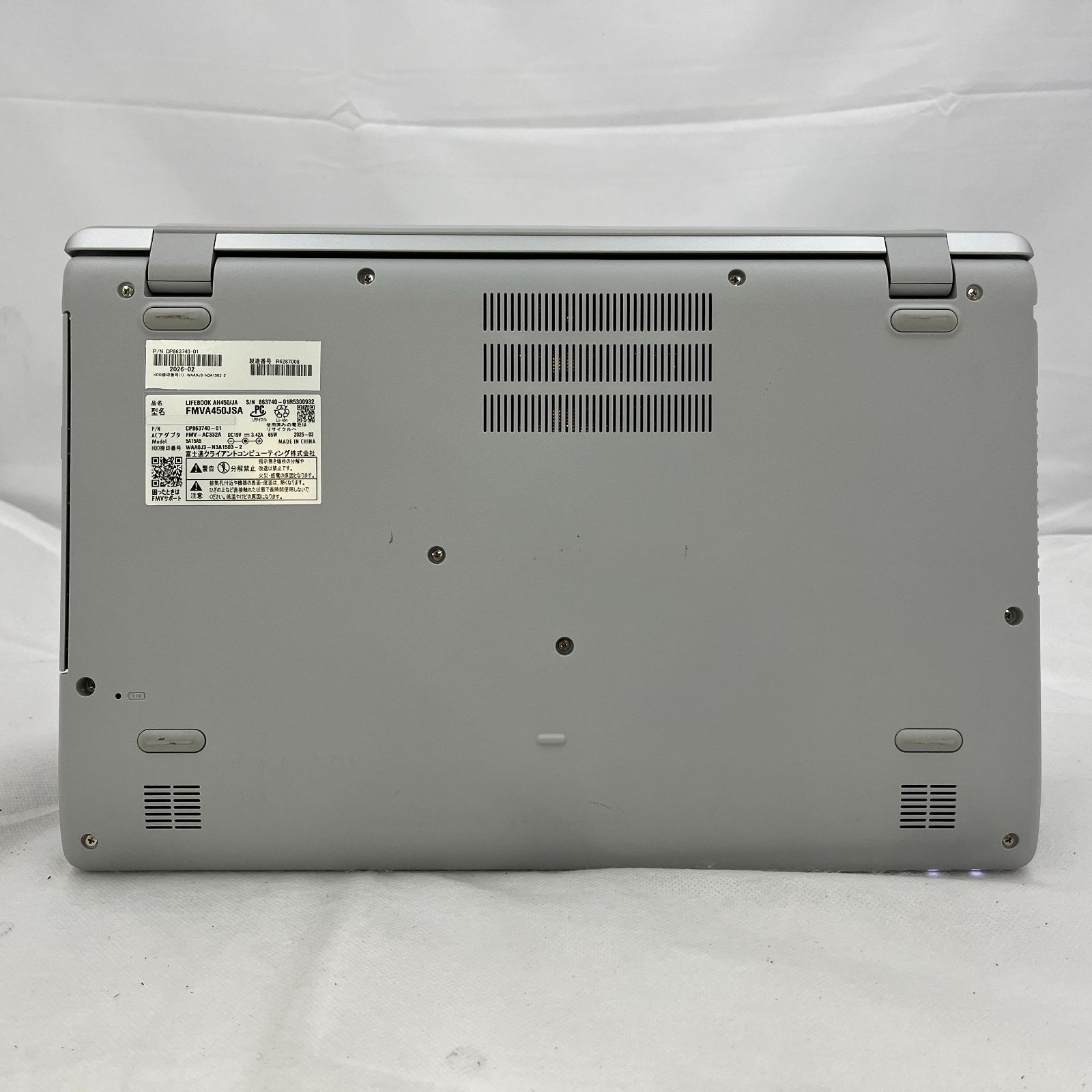 9/11～9/13限定価格】☆ジャンク☆ 富士通 LIFEBOOK AH450/JA ［Ryzen