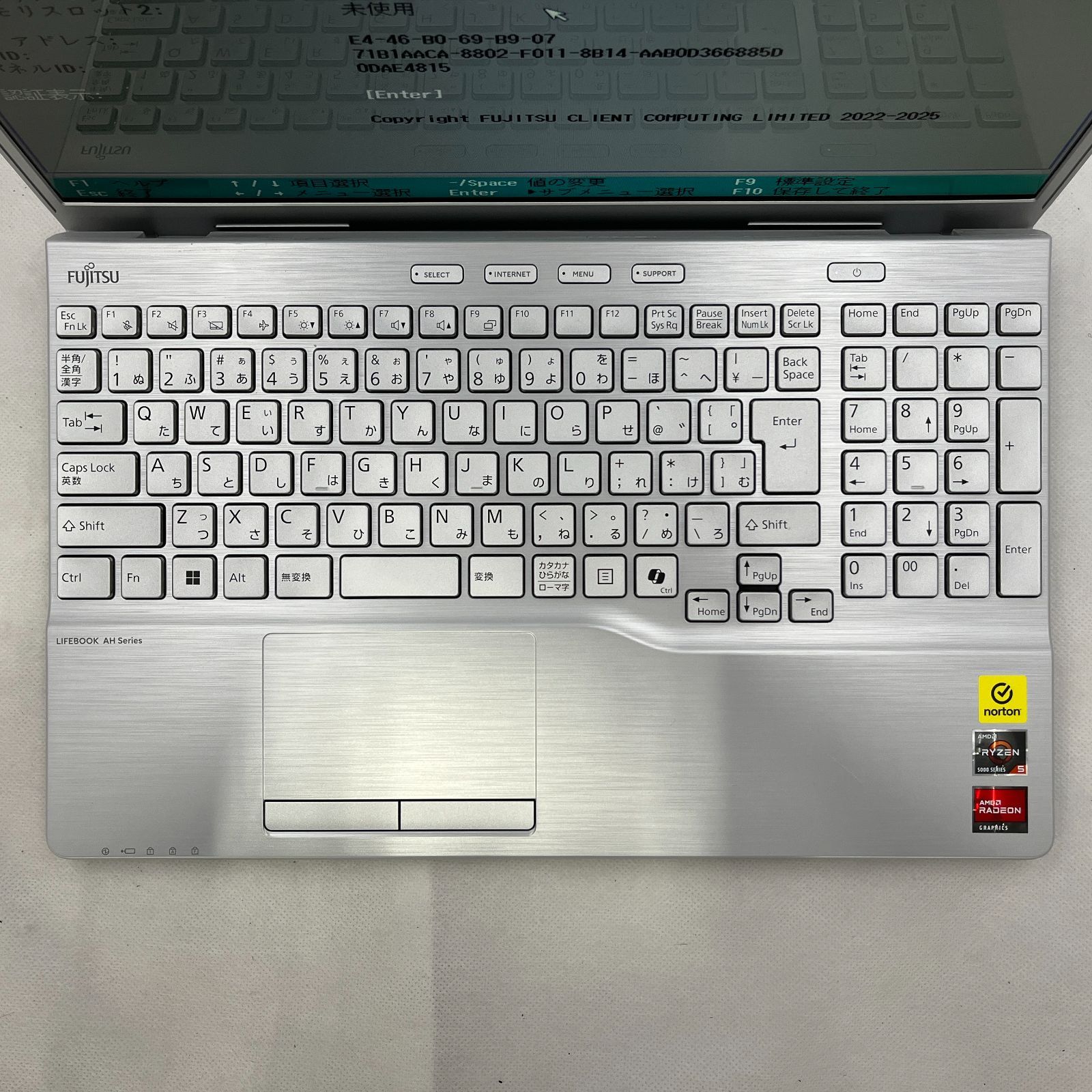 9/11～9/13限定価格】☆ジャンク☆ 富士通 LIFEBOOK AH450/JA ［Ryzen