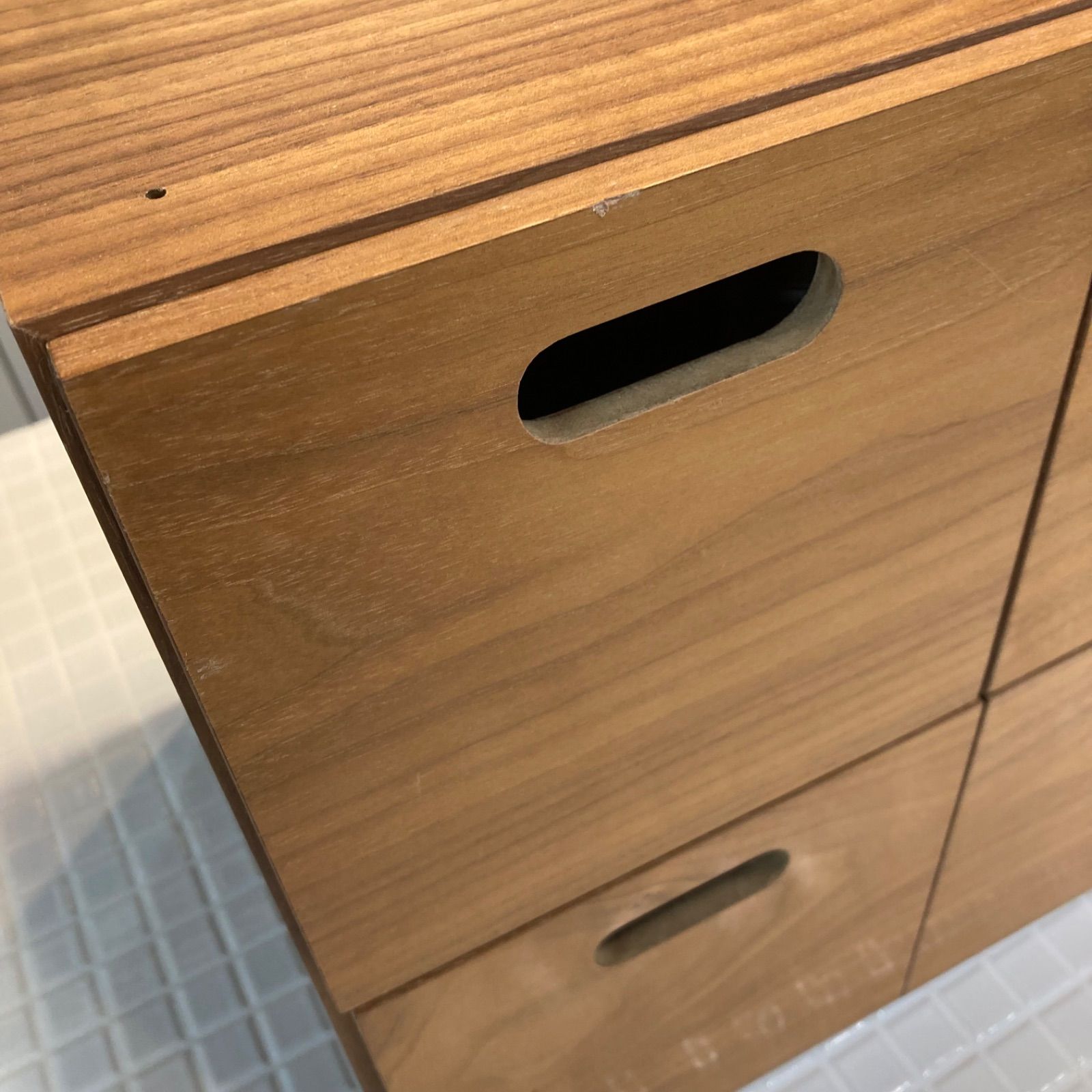 無印良品 スタッキングチェスト 引出し4個 ウォールナット - メルカリ