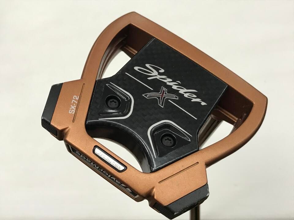 テーラーメイド　Spider X COPPER/WHITE SINGLE BEND　パター　中古【最短即日発送】