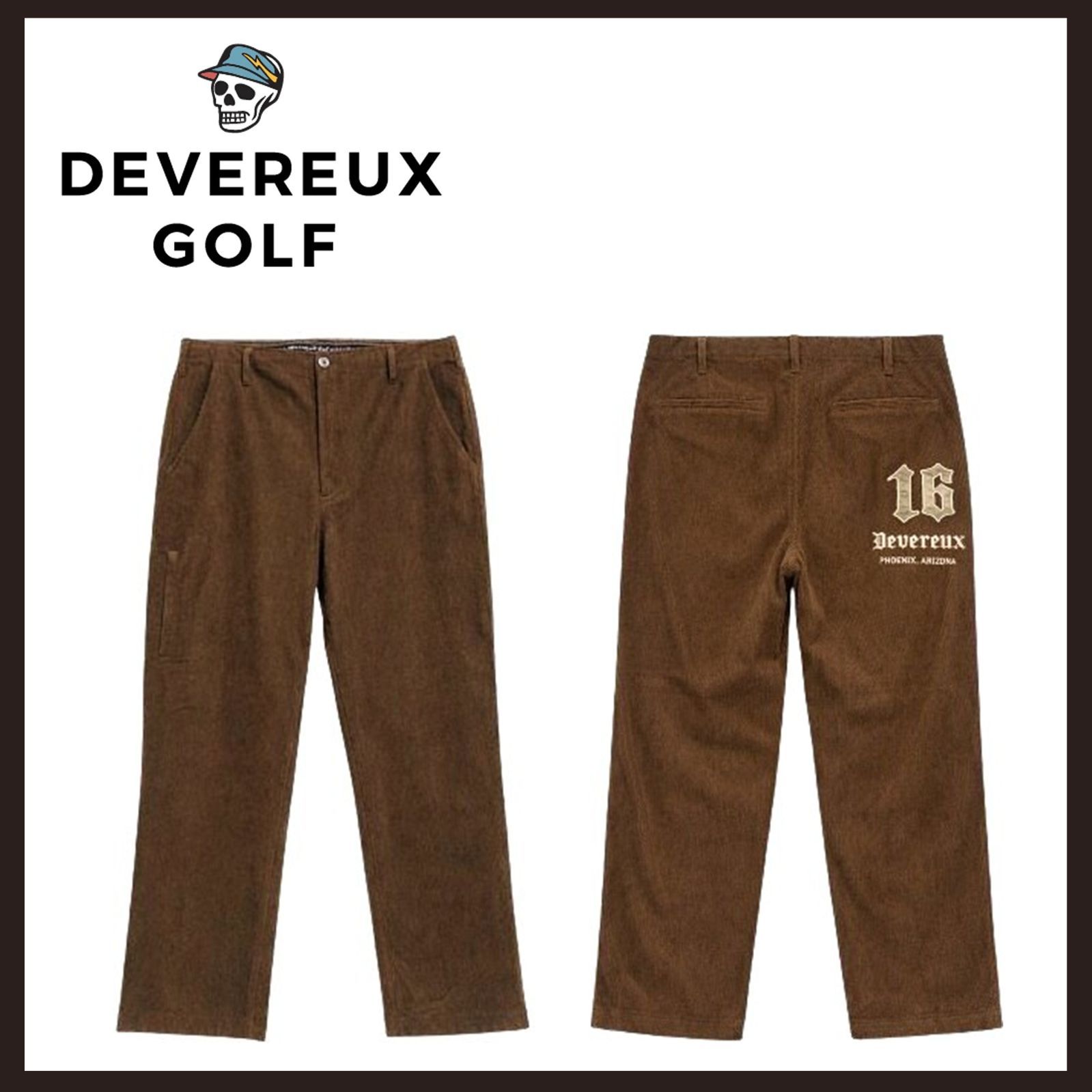 未使用 DEVEREUX GOLF（デヴァローゴルフ） コーデュロイパンツ M