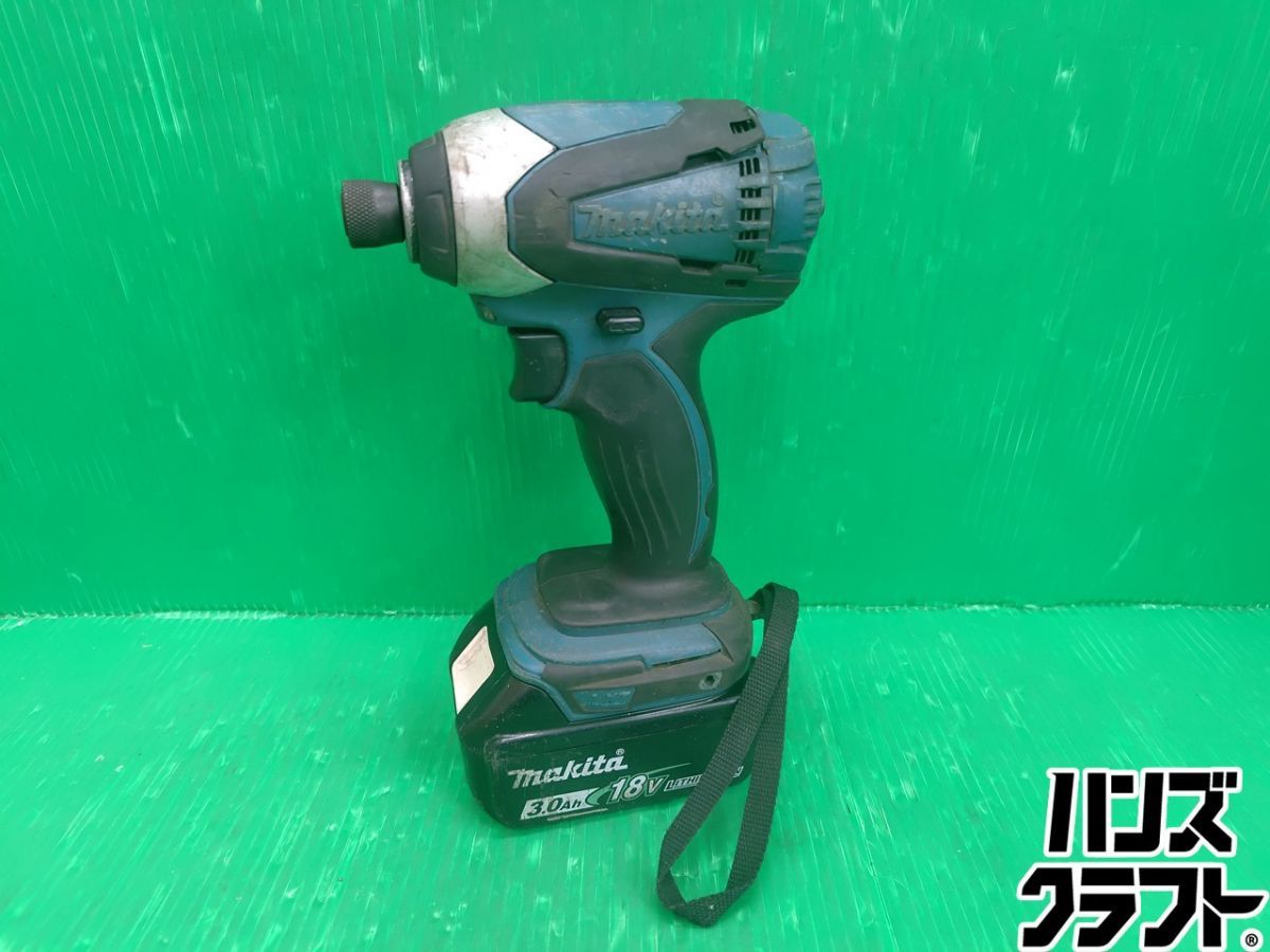 ☆【中古】 マキタ 18V インパクトドライバー 型式不明 BL1830×1個付(PSEマーク非対象） makita 8,250円