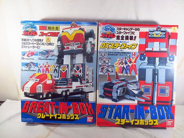 新品同様　バンダイ 地球戦隊ファイブマン　スターファイブ ファイブロボ スーパーファイブロボ　セット