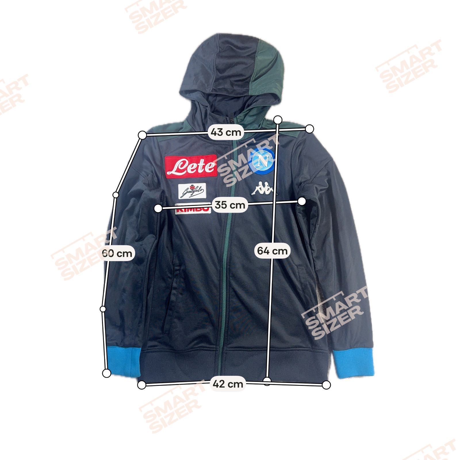 Kappa SSC NAPOLI ナポリ トラックジャケット ジャージ 14Y 164cm