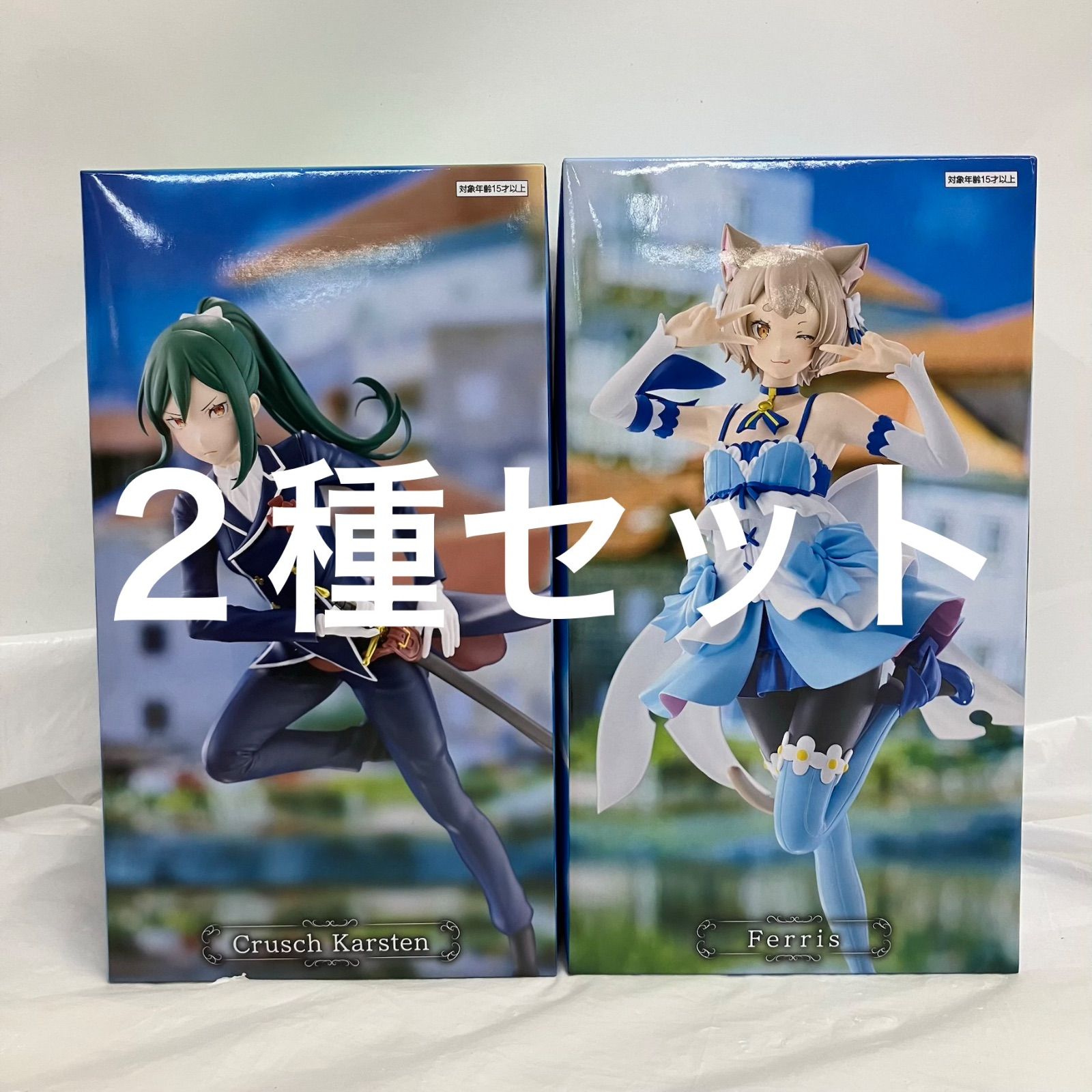各10箱　リゼロ　GiGO限定　王選候補者と騎士フィギュア　クルシュ　フェリス 未開封 Reゼロから始める異世界生活 GIGO限定 フィギュア 王選候補者と