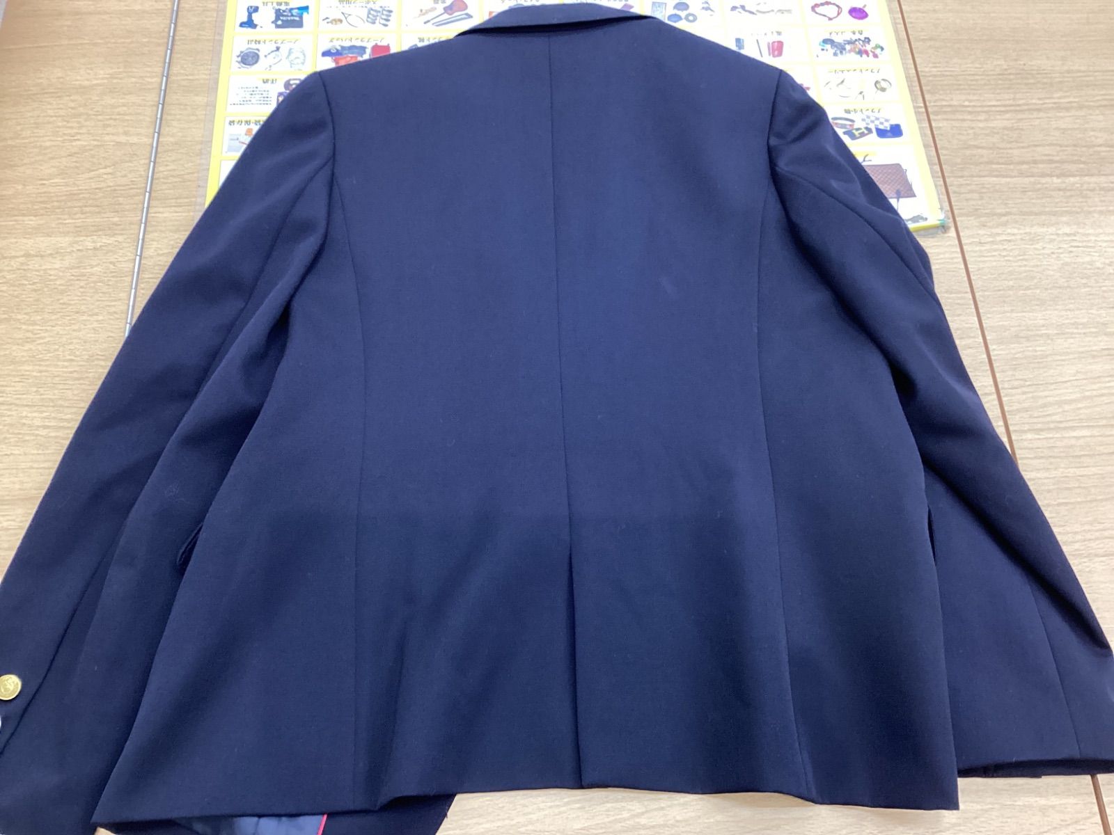 BB268286742 EASTBOY イーストボーイ 紺色ブレザー 刺繍エンブレム
