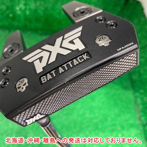 激安[896] パター PXG BAT ATTACK Heel Shafted/スチールシャフト//3■和歌山 14,892円